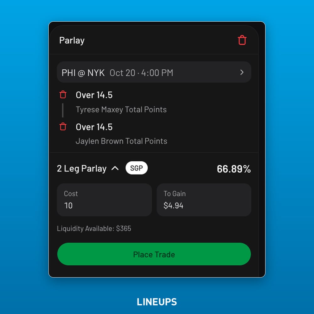 Parlay Mode