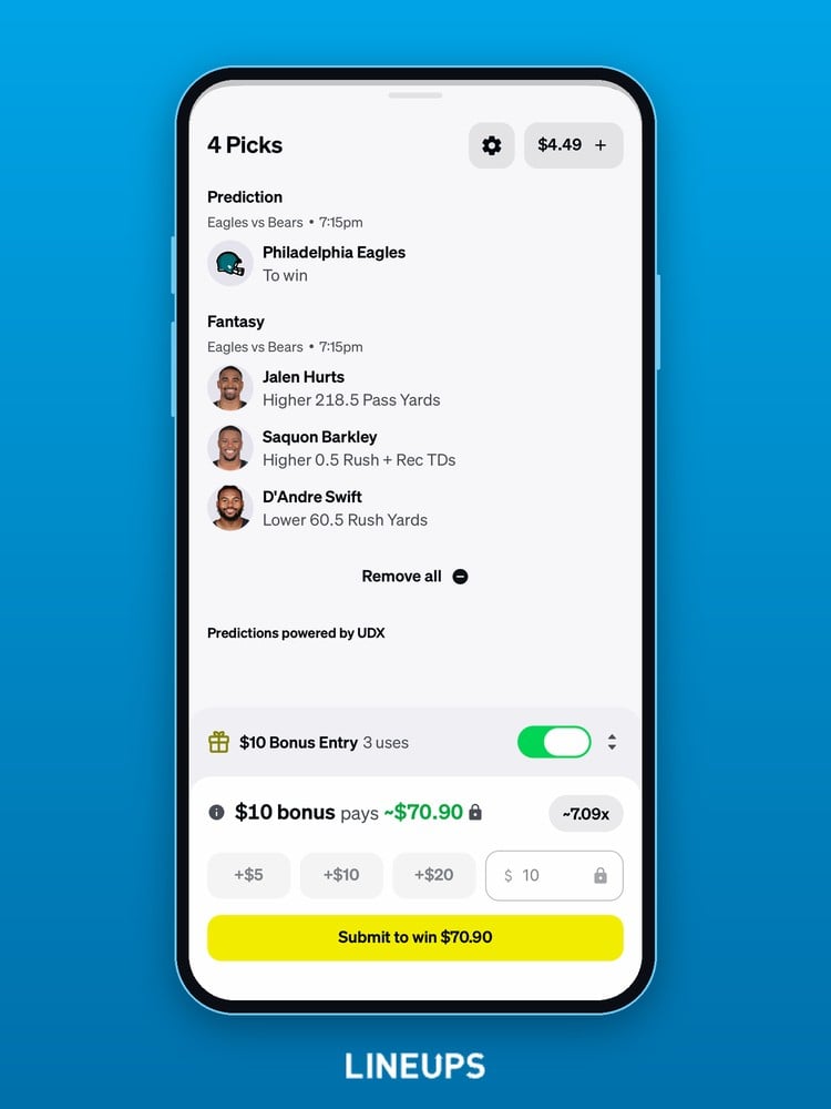 $10 Bonus Entry applied