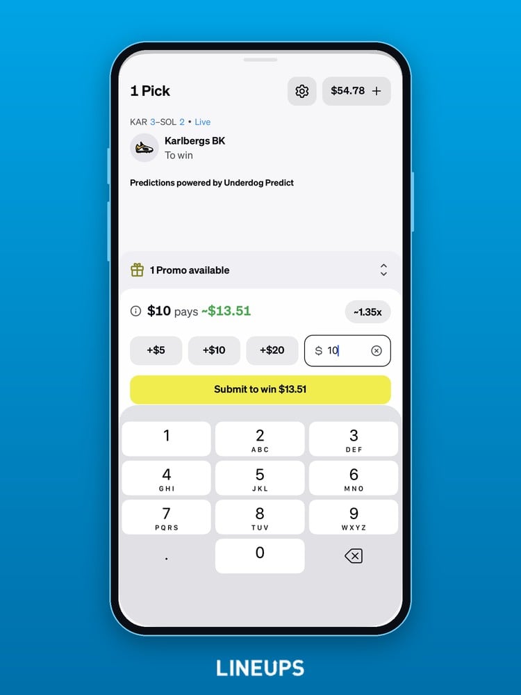 Soccer order ticket at 1.39x